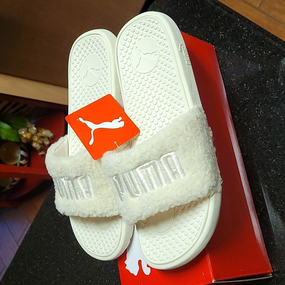 Puma Shoes Puma Cool Cat Sherpa Slide Poshmark